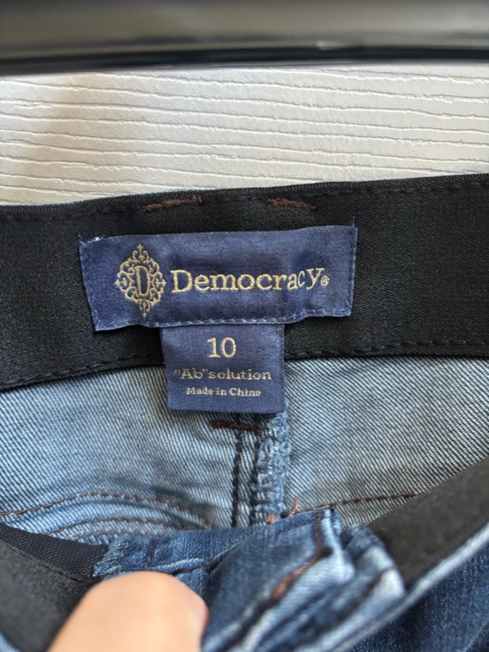 Democracy Ab Solution (stretchy waist) Women’s Skinny Jeans, Size 10, EUC - Picture 2 of 4